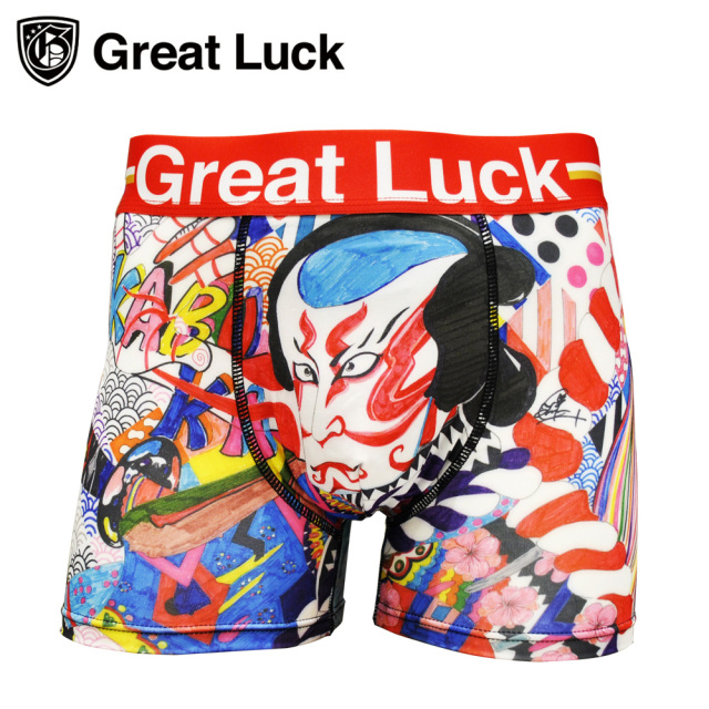 Great Luck(Designed in Japan）/【※モダール素材】グレイトラック 歌舞伎×富士山